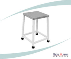 Bed Side Stool with SS Sheet Top